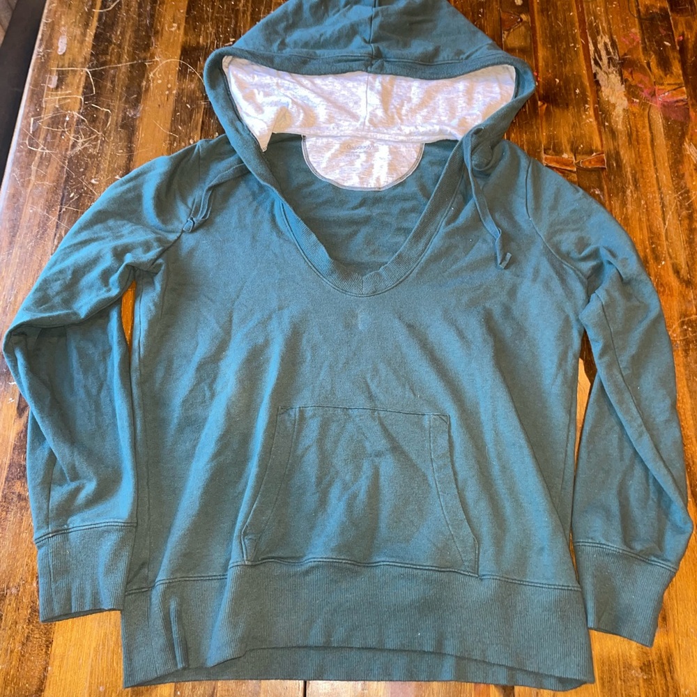 GapBody CozySoft pullover hoodie. Green size M